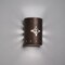 Luxury Lighting Asavva 10.5in. High Starburst Ceramic Outdoor Wall Light, Antique Copper Finish 410-36 ACop u/d-7-17 - alternate 1